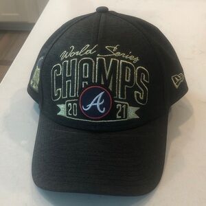 New Era Black and Gold World Series Champs Hat